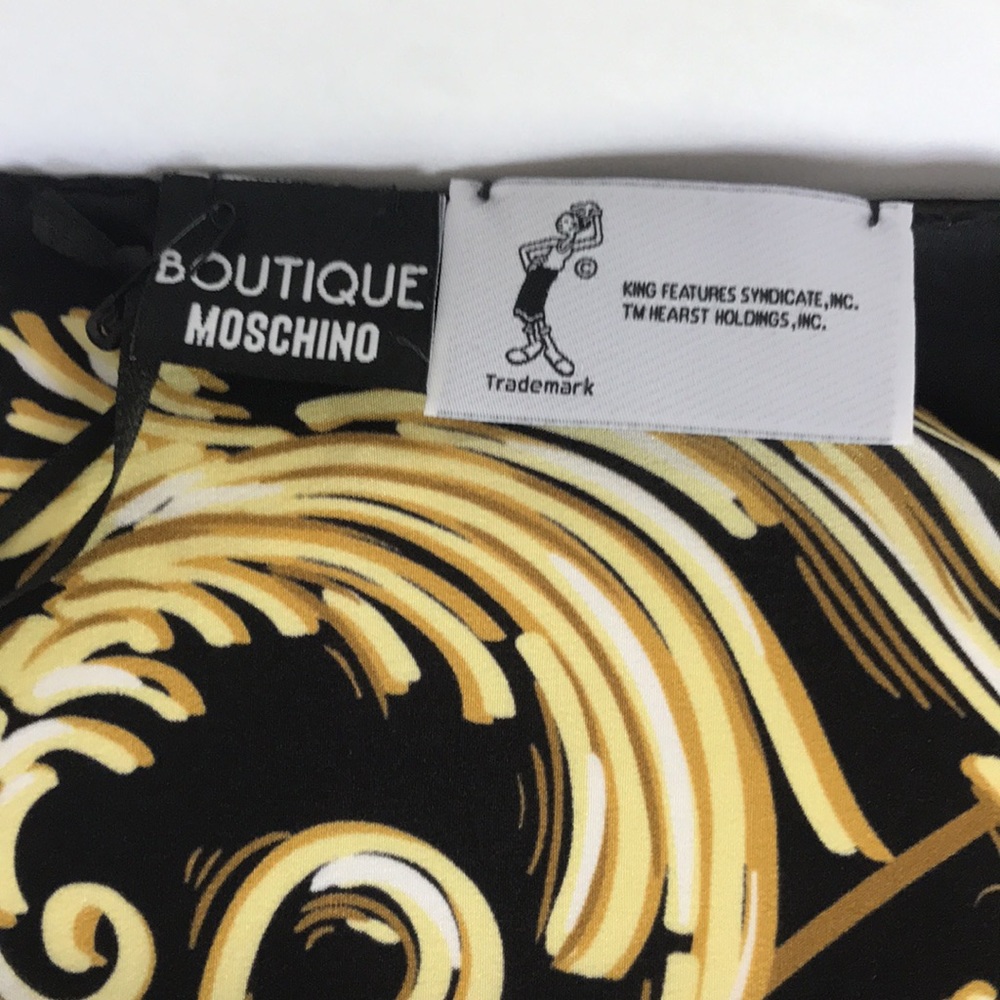 Boutique Moschino Scarf Olive Oyl Snorkeling Silk - Picture 6 of 8
